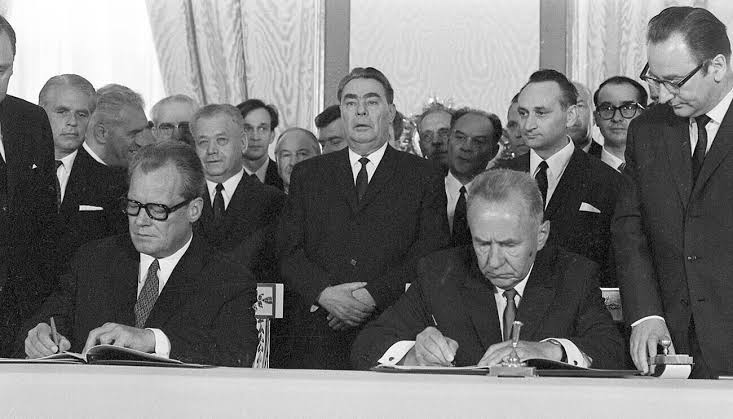 On Feb. 1, 1970, a historic agreement was signed in Essen, Germany - it was considered the deal of the century and was dubbed "gas for pipes".