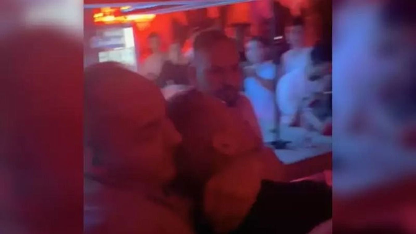 Thrown out of the nightclub in the early morning.