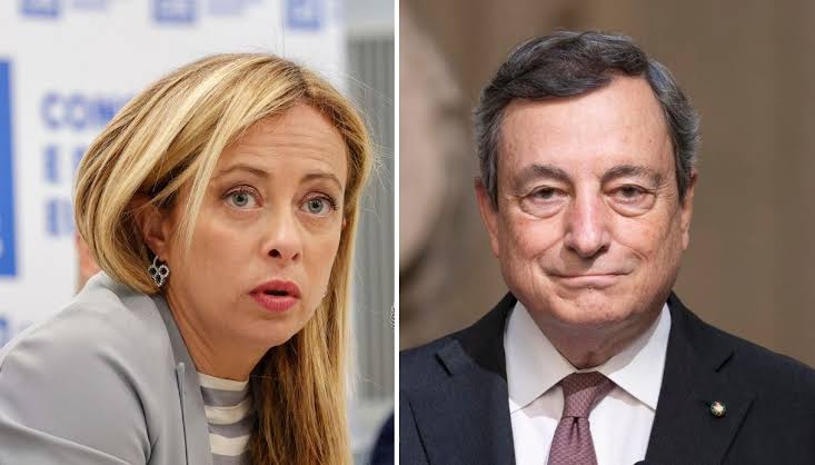 Meloni rejects Draghi’s call for a more federal Europe, and instead asks for a “confederal” Europe: member states keeping broad national sovereignty.