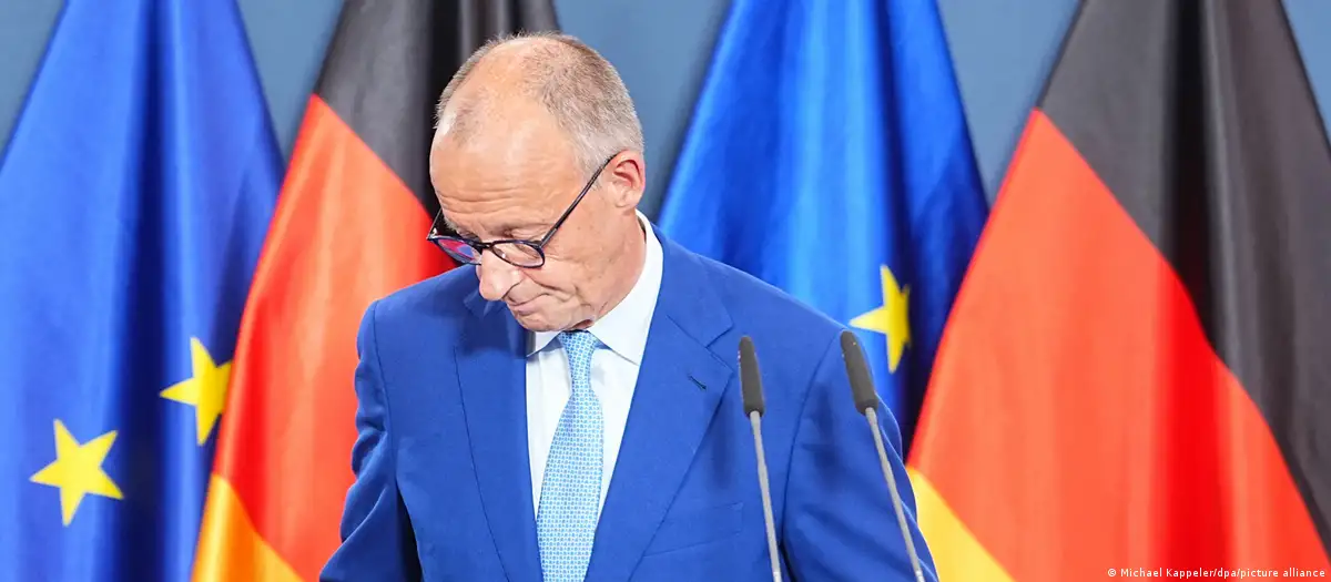 Chancellor Friedrich Merz after his statement after the polls closed on Sunday, September 20 Chancellor Friedrich Merz (CDU) is coming under even greater pressure due to his party's election defeats in Berlin and Mecklenburg-Western Pomerania.