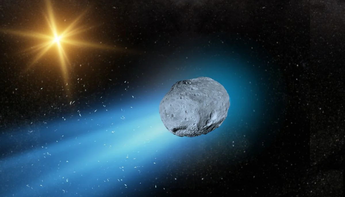 An interstellar comet older than our solar system is releasing water vapour at a rate equivalent to 70 Olympic swimming pools every day