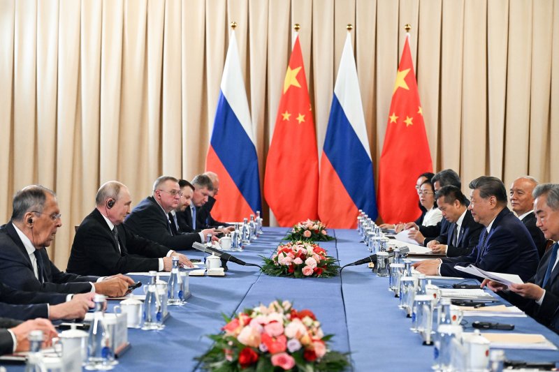 Xi and Putin meet in Bishkek at SCO Summit